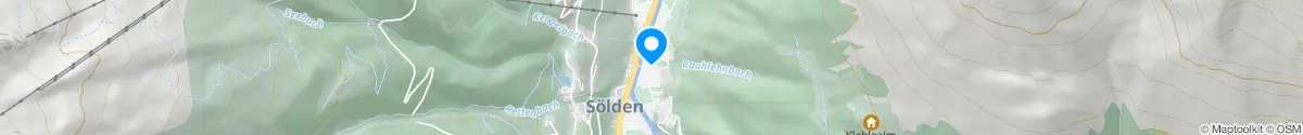 Kartendarstellung des Standorts für Ötztal-Apotheke in 6450 Sölden